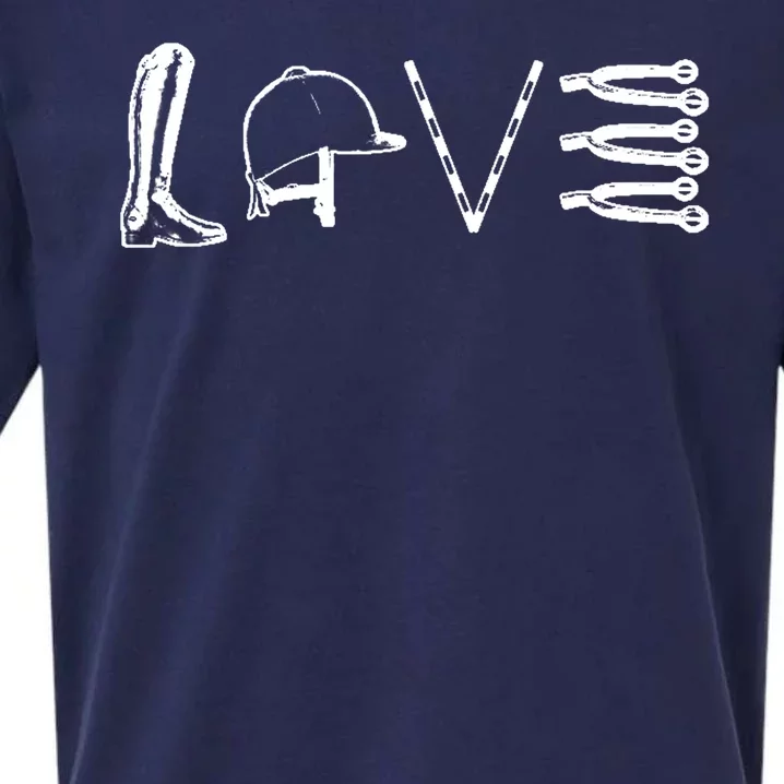 Love Horseback Riding Sueded Cloud Jersey T-Shirt