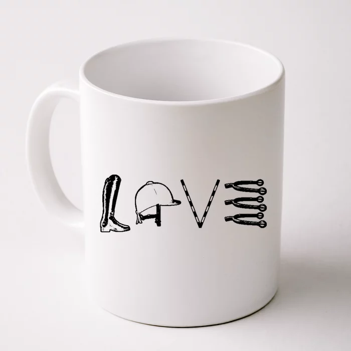 Love Horseback Riding Front & Back Coffee Mug