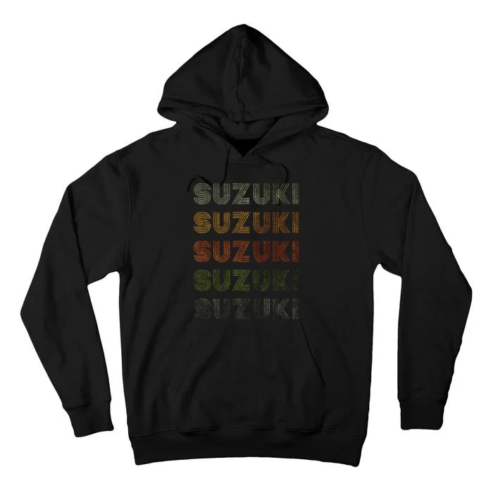 Love Heart Suzuki Grunge Vintage Style Black Suzuki Tall Hoodie