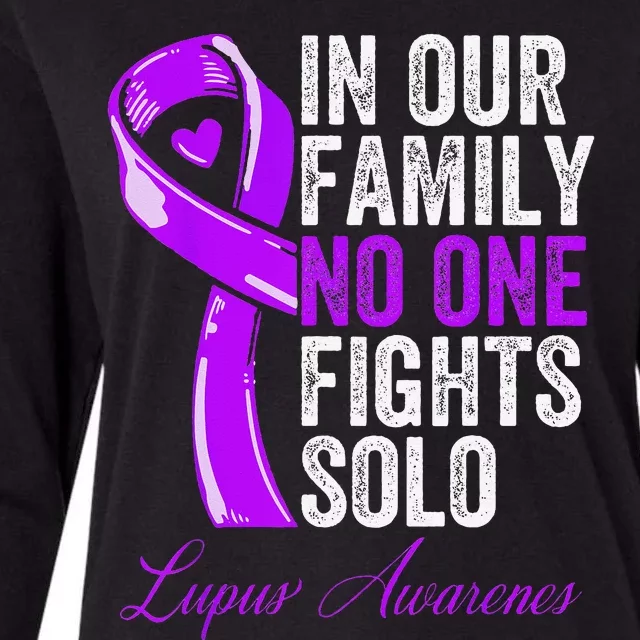 Lupus Health Support Family  Lupus Awareness Womens Cotton Relaxed Long Sleeve T-Shirt