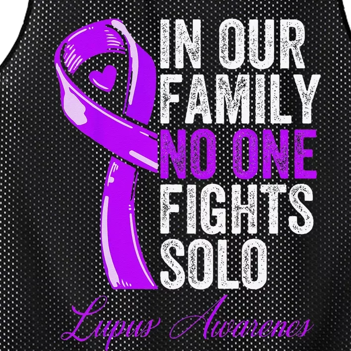 Lupus Health Support Family  Lupus Awareness Mesh Reversible Basketball Jersey Tank