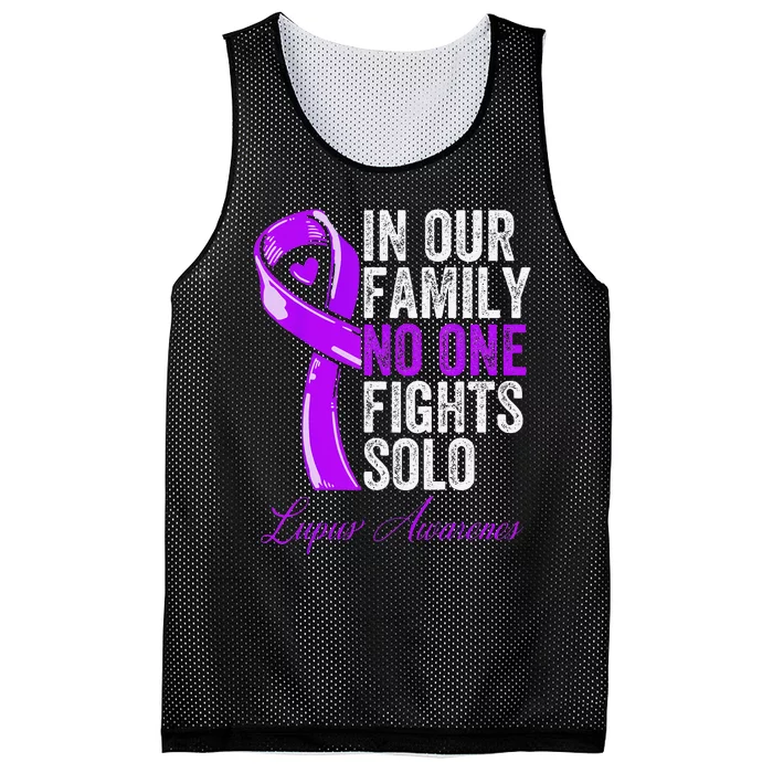 Lupus Health Support Family  Lupus Awareness Mesh Reversible Basketball Jersey Tank