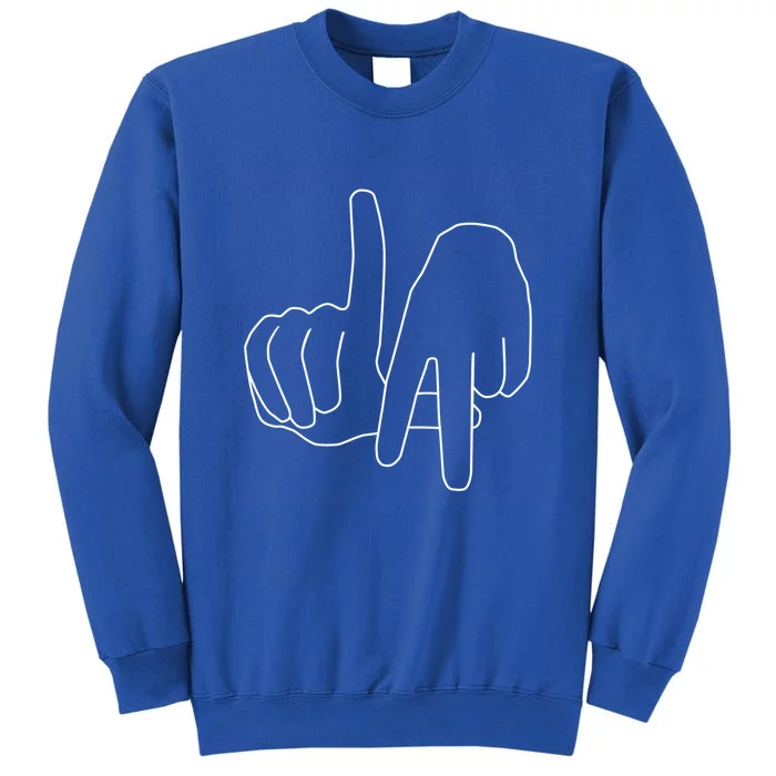 La Hand Sign For Los Angeles Fashion Lovers Cool La Art Gift Tall Sweatshirt