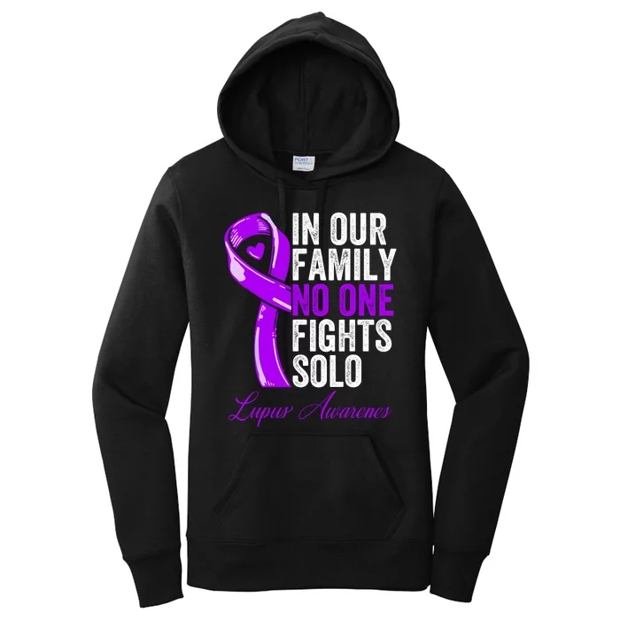 Lupus Health Support Family Women Lupus Awareness Women's Pullover Hoodie