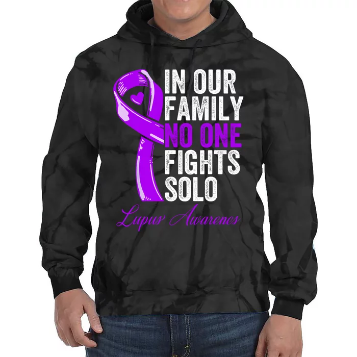 Lupus Health Support Family Women Lupus Awareness Tie Dye Hoodie