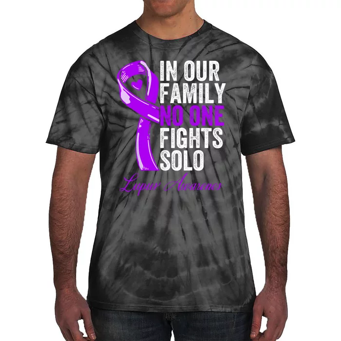 Lupus Health Support Family Women Lupus Awareness Tie-Dye T-Shirt