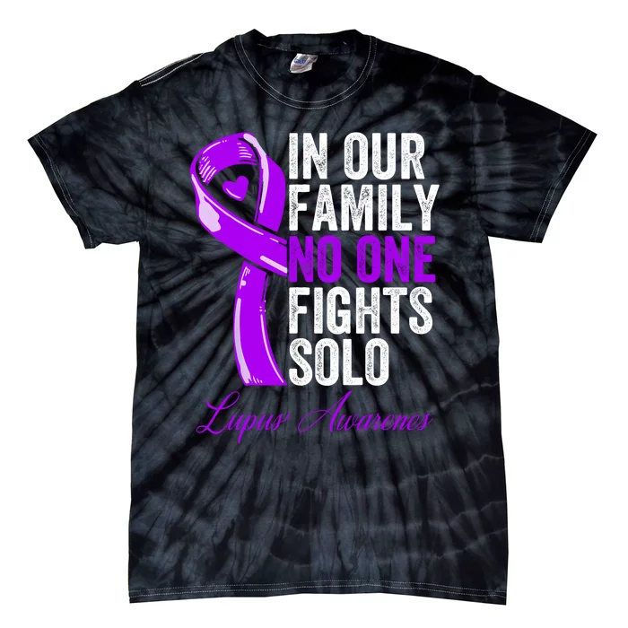 Lupus Health Support Family Women Lupus Awareness Tie-Dye T-Shirt