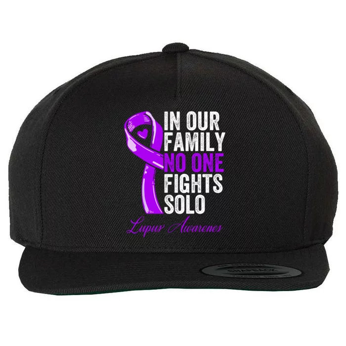 Lupus Health Support Family Women Lupus Awareness Wool Snapback Cap