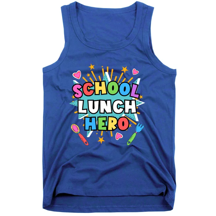 Lunch Hero Squad A Food Service Worker School Lunch Hero Great Gift Tank Top