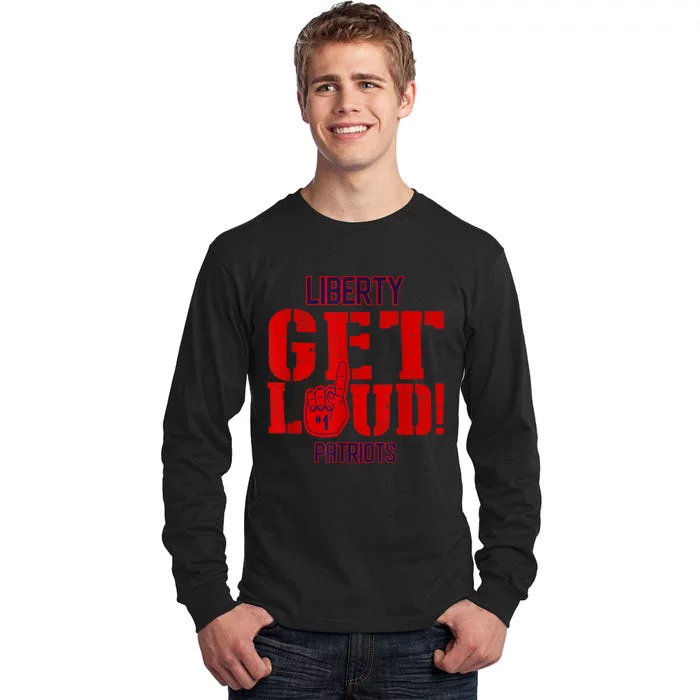 Liberty High School Get Loud Patriots Tall Long Sleeve T-Shirt