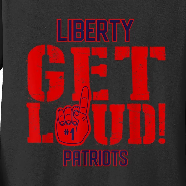 Liberty High School Get Loud Patriots Kids Long Sleeve Shirt