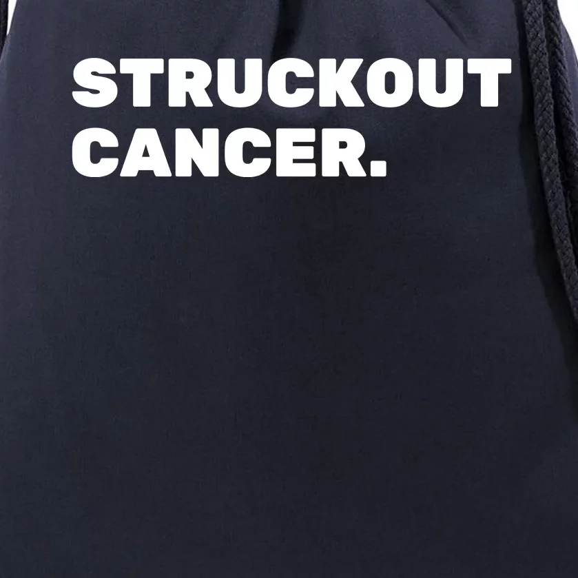 Liam Hendriks Struckout Cancer Drawstring Bag