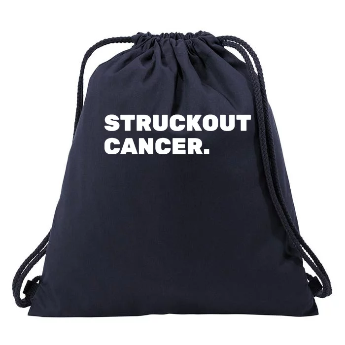 Liam Hendriks Struckout Cancer Drawstring Bag