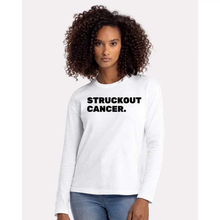 Liam Hendriks Struckout Cancer Womens Cotton Relaxed Long Sleeve T-Shirt