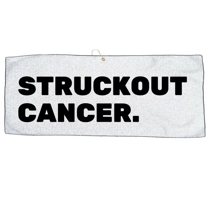 Liam Hendriks Struckout Cancer Large Microfiber Waffle Golf Towel