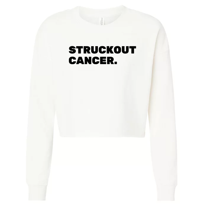 Liam Hendriks Struckout Cancer Cropped Pullover Crew