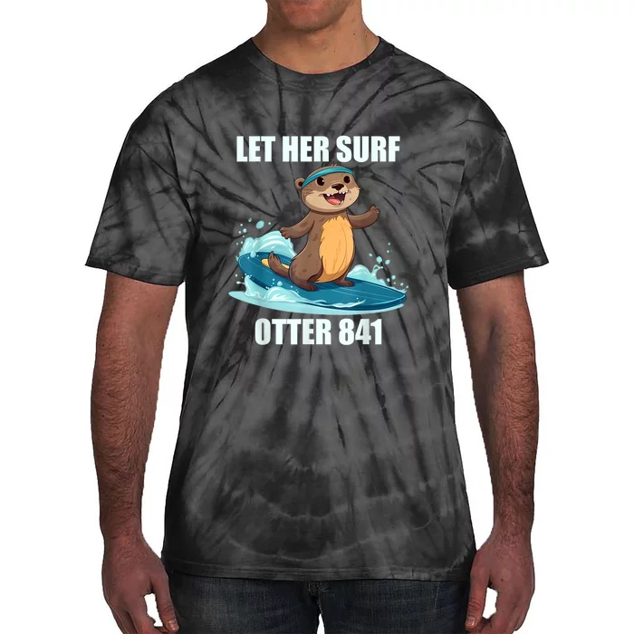 Let Her Surf Otter 841 Tie-Dye T-Shirt