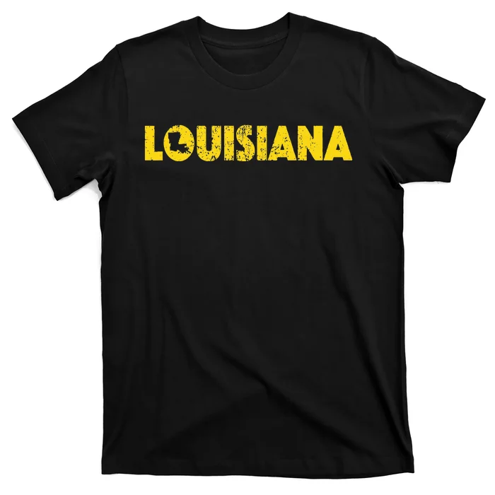 Louisiana Home State Love Lettering S500149 T-Shirt