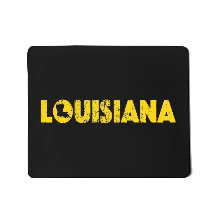 Louisiana Home State Love Lettering S500149 Mousepad