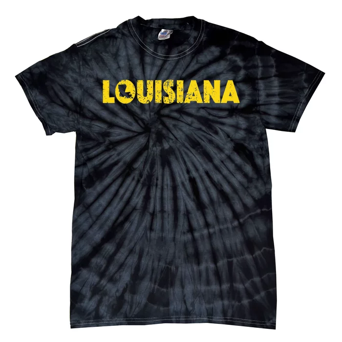 Louisiana Home State Love Lettering S500149 Tie-Dye T-Shirt