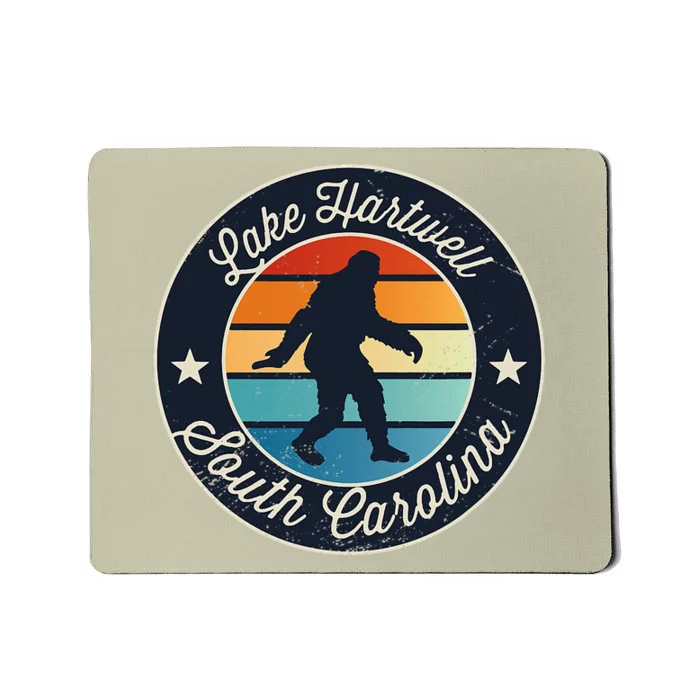 Lake Hartwell South Carolina Sasquatch Souvenir Mousepad