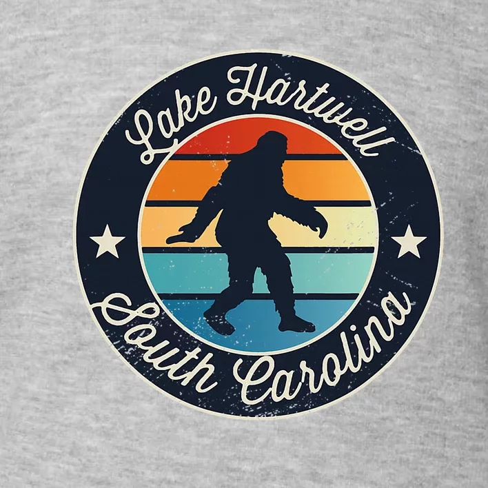 Lake Hartwell South Carolina Sasquatch Souvenir Toddler Sweatshirt