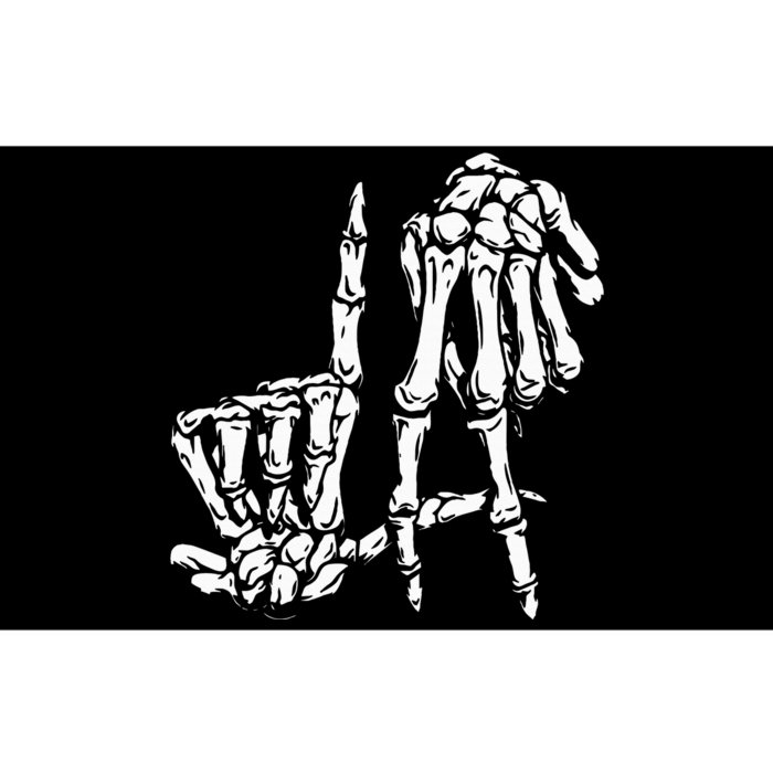 La Hand Sign Lazy DIY Halloween Costume Skeleton Los Angeles Bumper Sticker