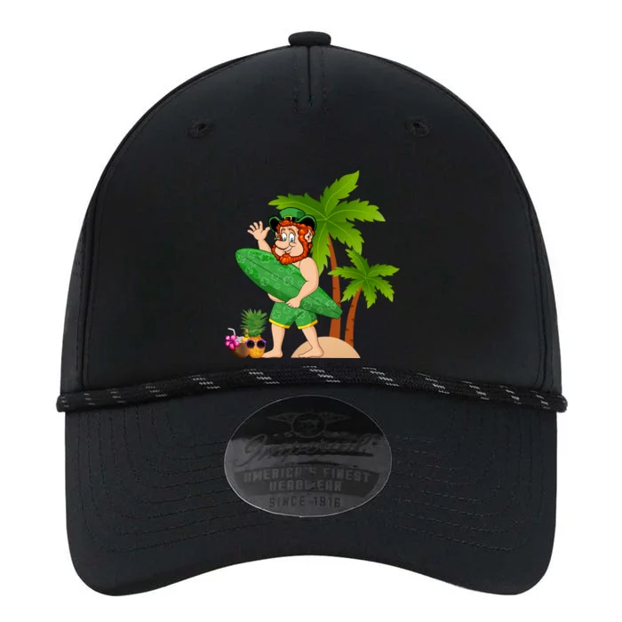 Leprechaun Hawaiian Surfing St Patricks Day Hawaii Gift Performance The Dyno Cap