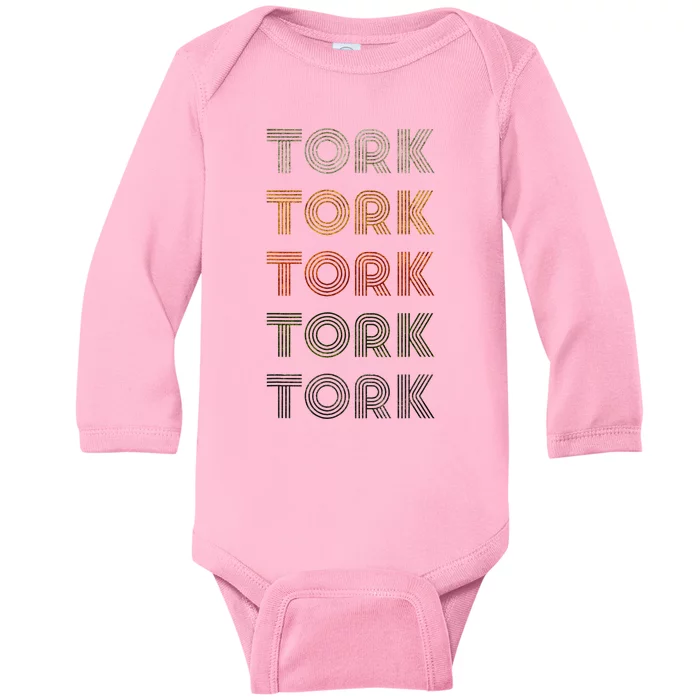 Love Heart Tork Grunge Baby Long Sleeve Bodysuit