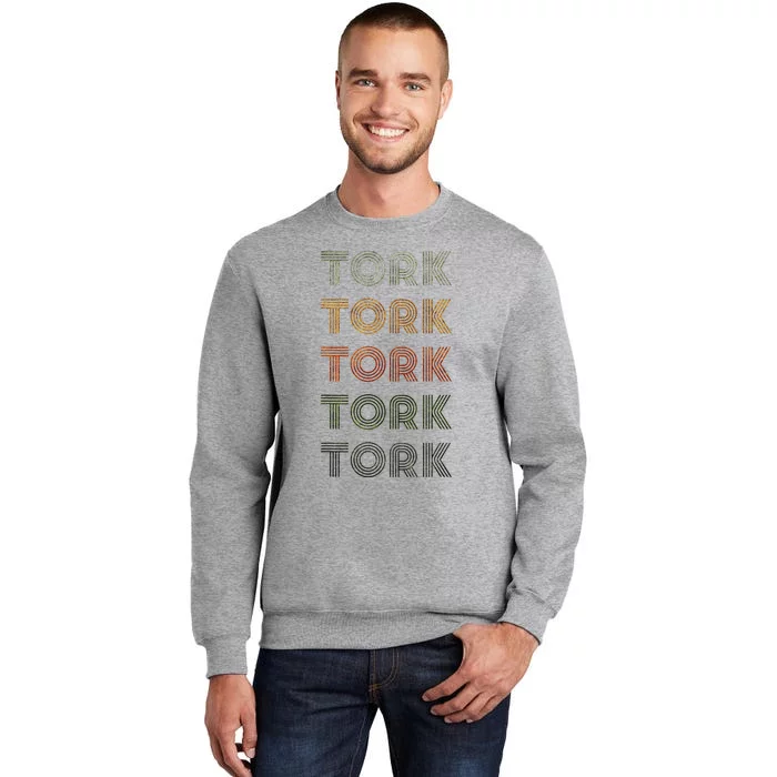 Love Heart Tork Grunge Tall Sweatshirt