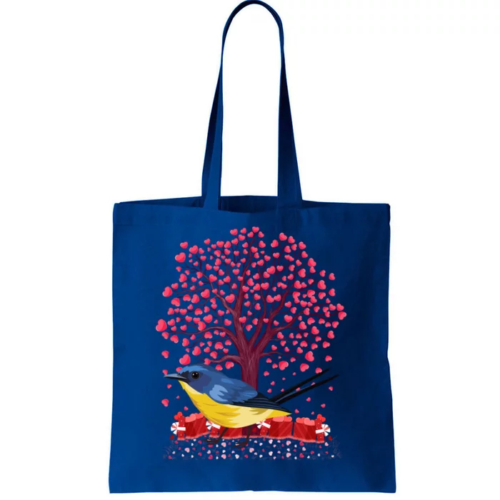 Love Heart Tree Eastern Bluebird Valentine's Day Gift Tote Bag