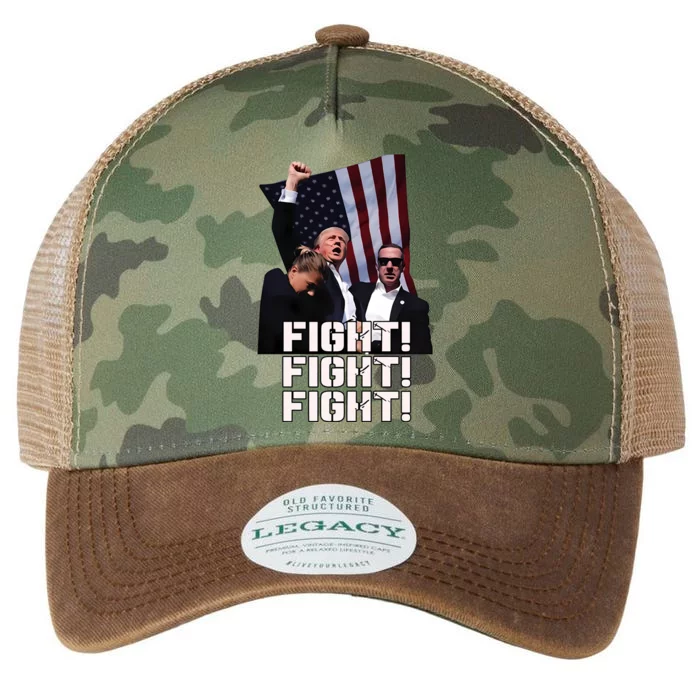 Limited Hodgetwins Trump Fight Fight Fight Legacy Tie Dye Trucker Hat