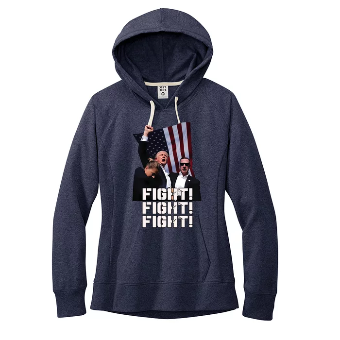 Limited Hodgetwins Trump Fight Fight Fight Women's Fleece Hoodie