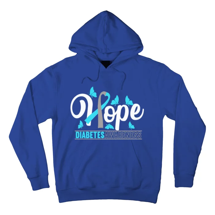 Love Hope Type 1 Diabetes Awareness Cool Gift Hoodie