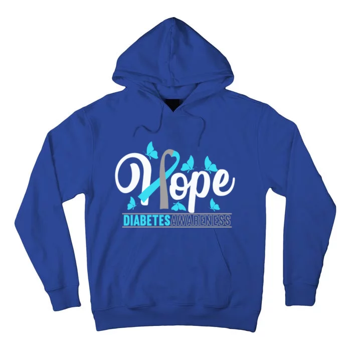 Love Hope Type 1 Diabetes Awareness Cool Gift Tall Hoodie