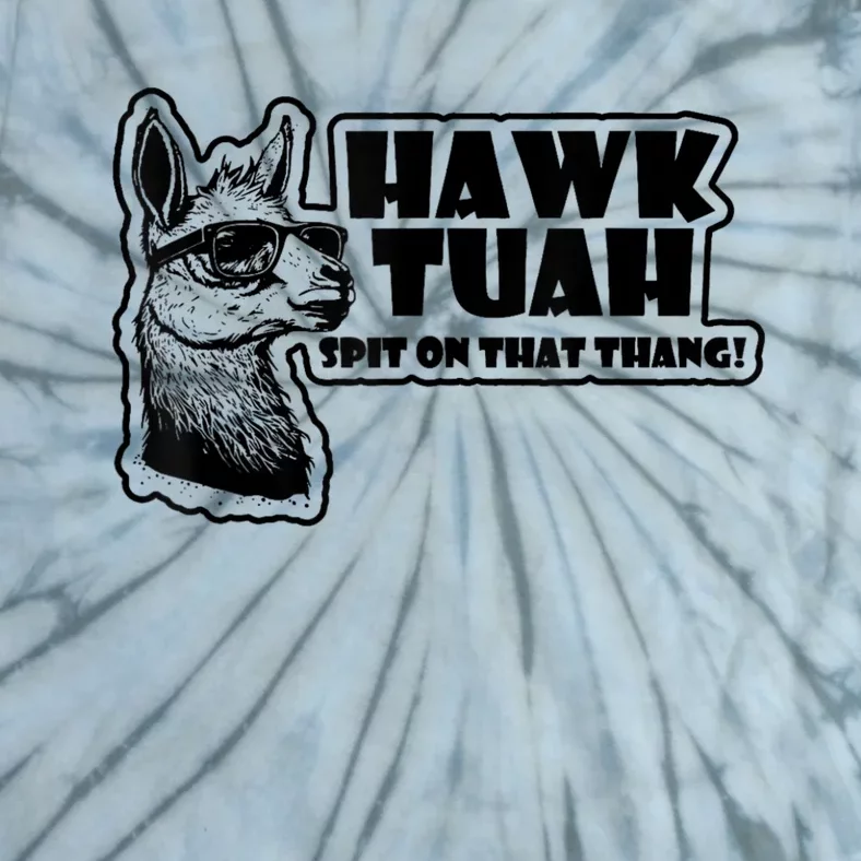 Llama Hawk Tuah 24 Spit On That Thang Tie-Dye T-Shirt