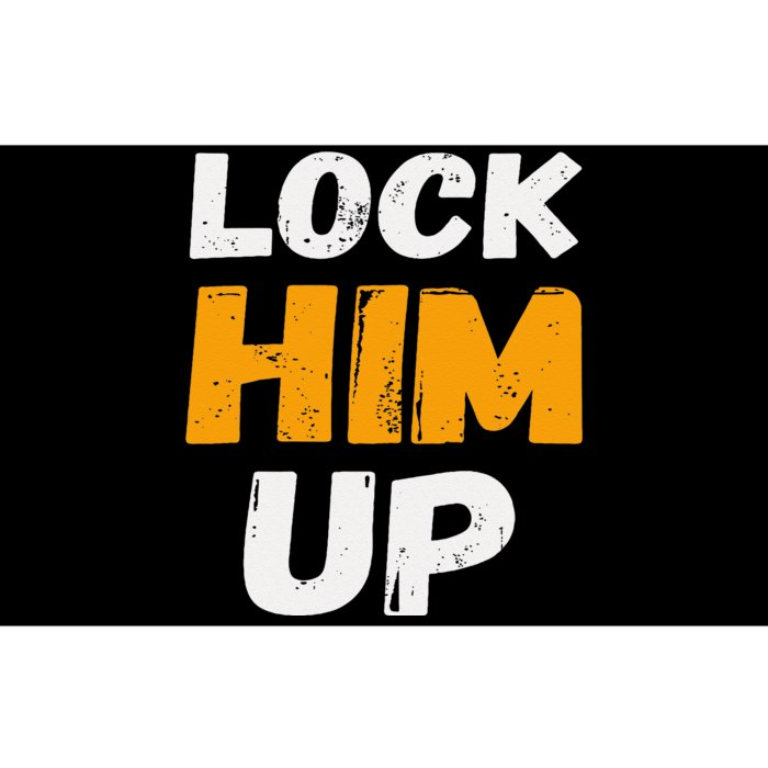 Lock Him Up Trump Political Protest Product Bumper Sticker