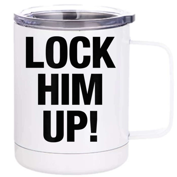 Lock Him Up! Front & Back 12oz Stainless Steel Tumbler Cup