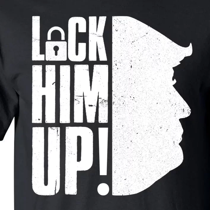 Lock Him Up Democrat Anti Trump Impeach 45 Resist Resign Tall T-Shirt