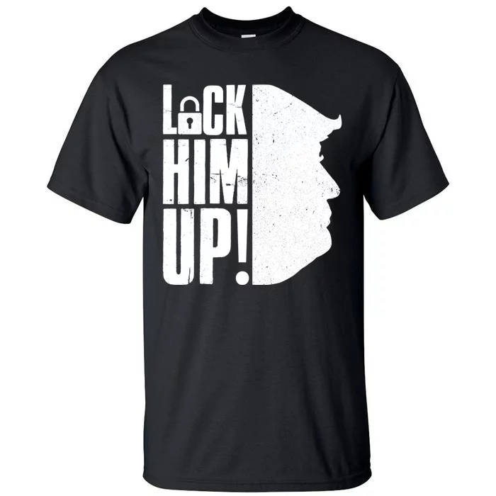 Lock Him Up Democrat Anti Trump Impeach 45 Resist Resign Tall T-Shirt