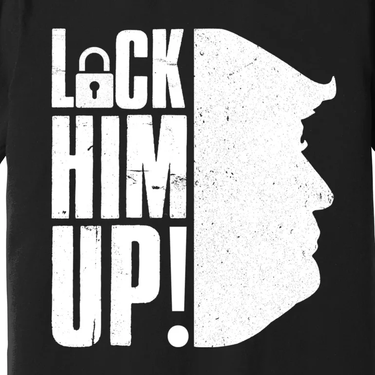 Lock Him Up Democrat Anti Trump Impeach 45 Resist Resign Premium T-Shirt