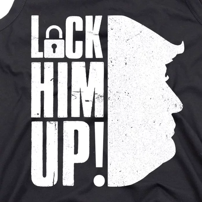 Lock Him Up Democrat Anti Trump Impeach 45 Resist Resign Tank Top