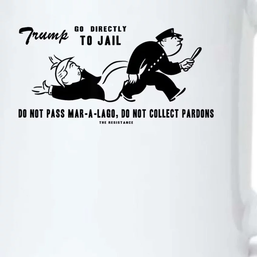 Lock Him Up Jail Trump 2024 Black Color Changing Mug