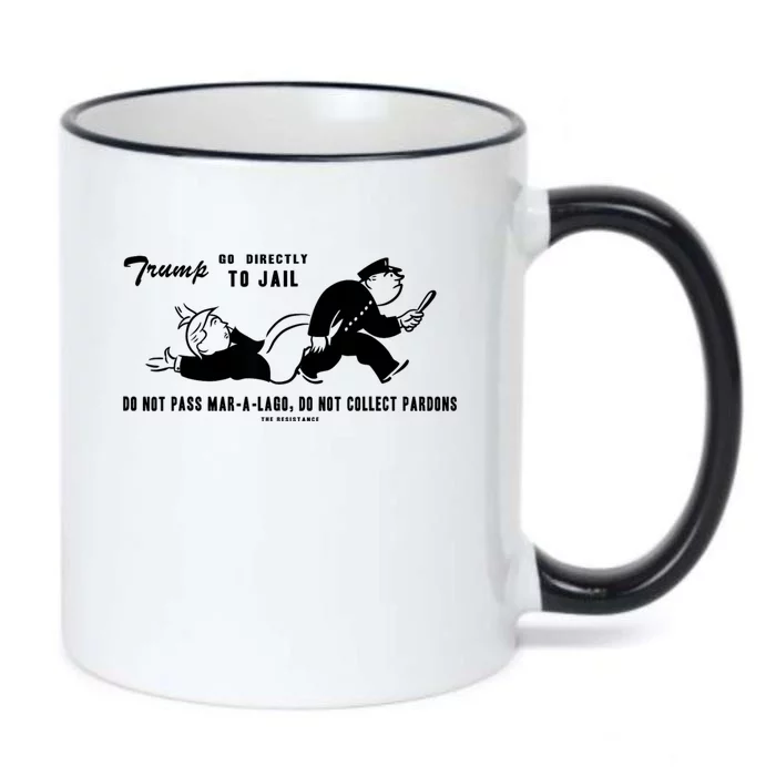 Lock Him Up Jail Trump 2024 Black Color Changing Mug