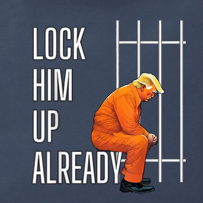 Lock Him Up Already Zip Tote Bag