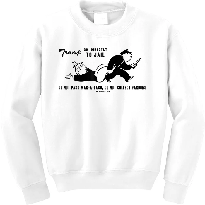 Lock Him Up Jail Trump Kids Sweatshirt