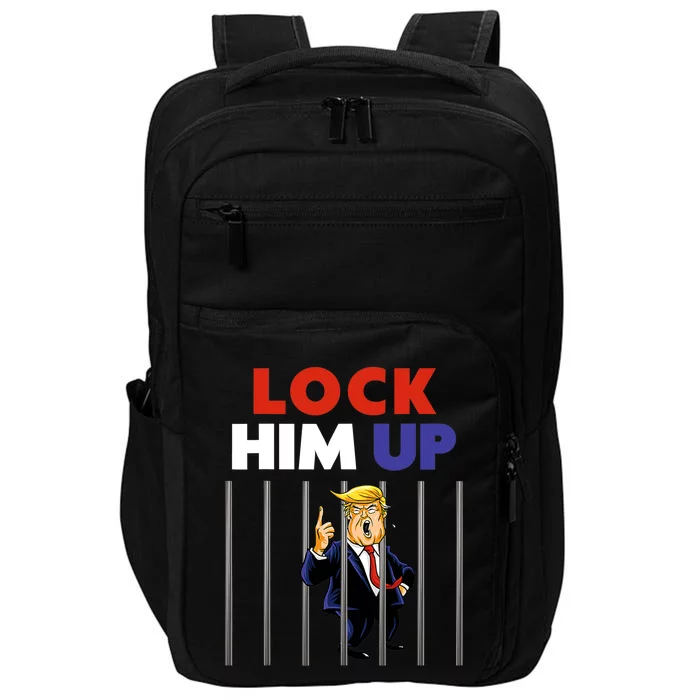 Lock Him Up Anti Trump Political Impact Tech Backpack