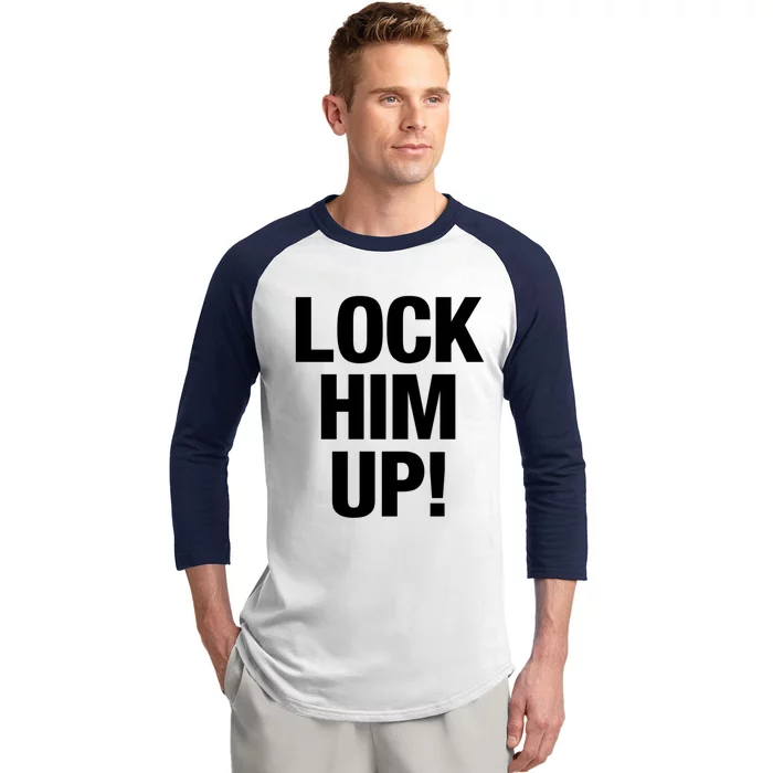 Lock Him Up Gift Baseball Sleeve Shirt