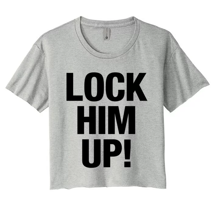 Lock Him Up Gift Women's Crop Top Tee