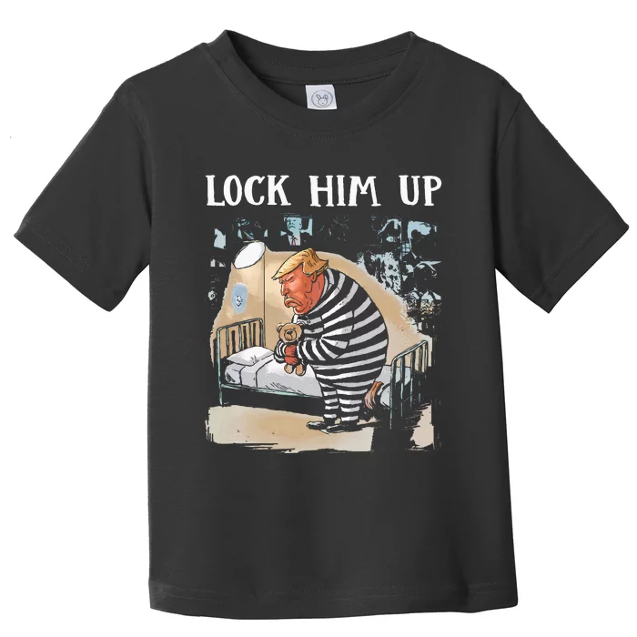 Lock Him Up Antitrump 2024 Toddler T-Shirt